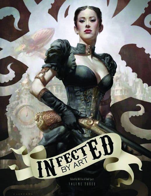 INFECTED BY ART BEST WORLDS FANTASY SF HORROR ART HC VOL 03
