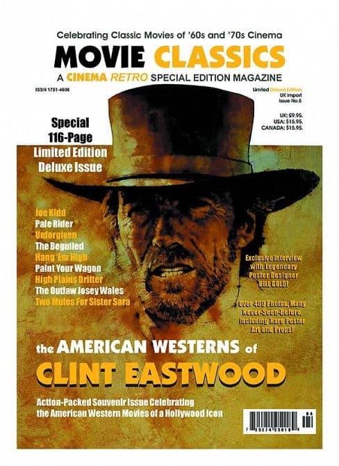CINEMA RETRO CLASSICS AMERICAN WESTERNS CLINT EASTWOOD