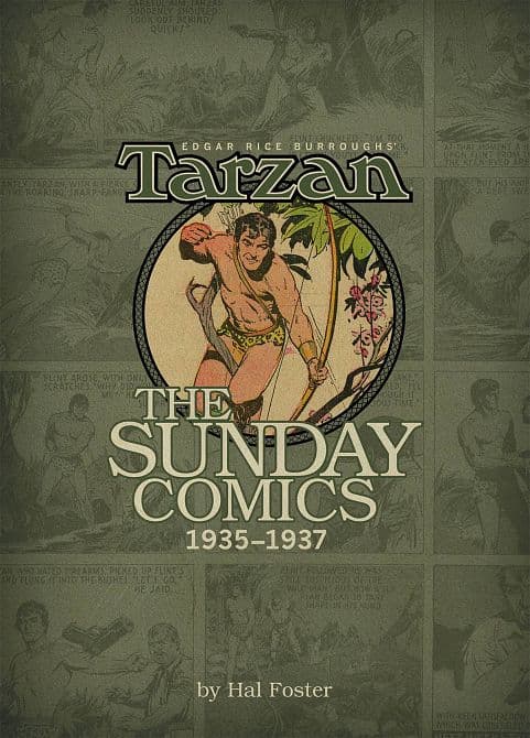 Cover Art for BURROUGHS TARZAN SUNDAY COMICS 1935-1937 HC VOL 03