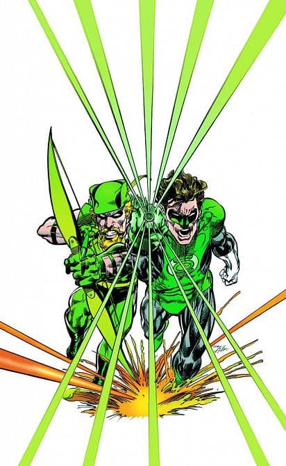 Cover Art for ABSOLUTE GREEN LANTERN GREEN ARROW HC
