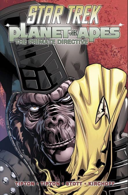 Cover Art for STAR TREK PLANET OF THE APES TP PRIMATE DIRECTIVE