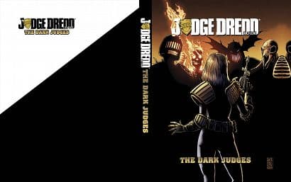 Cover Art for JUDGE DREDD CLASSICS DARK JUDGES HC