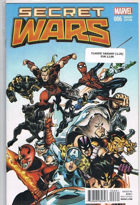 Cover Art for SECRET WARS