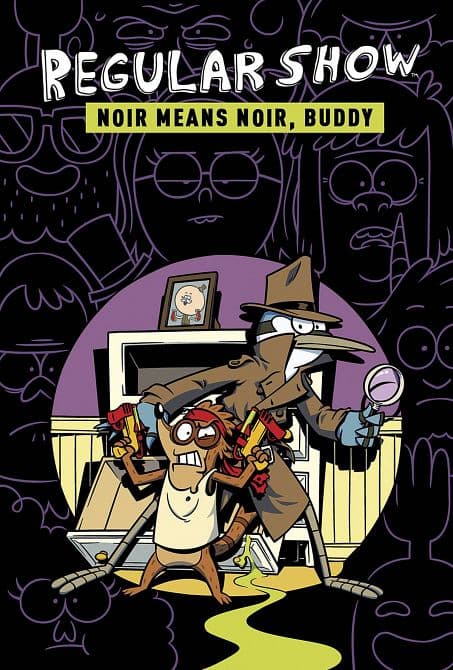 Cover Art for REGULAR SHOW ORIGINAL GN VOL 02 NOIR MEANS NOIR BUDDY