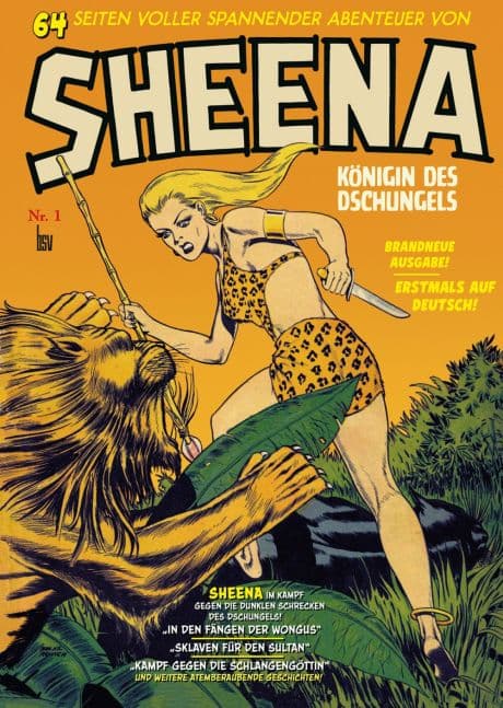 Cover Art for Sheena-Königin des Dschungels