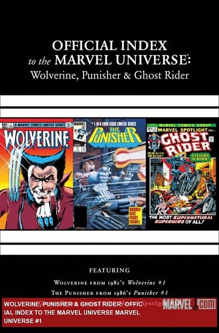 Cover Art for WOLVERINE PUNISHER GHOST RIDER OFF INDEX MU