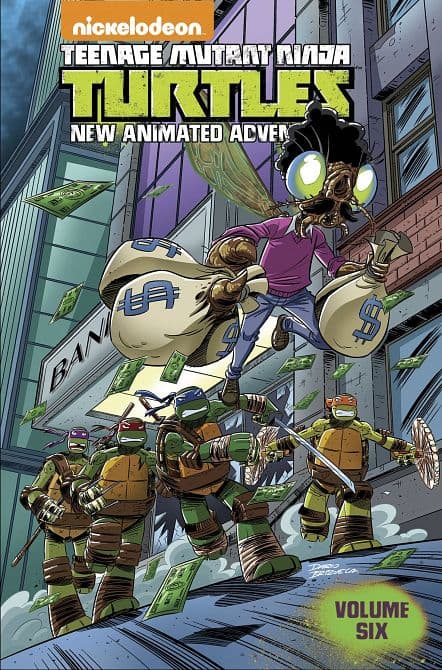 Cover Art for TMNT NEW ANIMATED ADVENTURES TP VOL 06