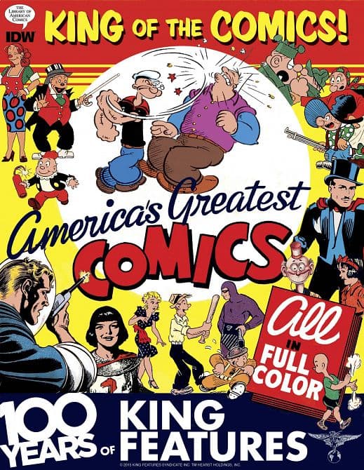 Cover Art for KING OF COMICS HC 100 YEARS KING FEATURES SYNDICATE