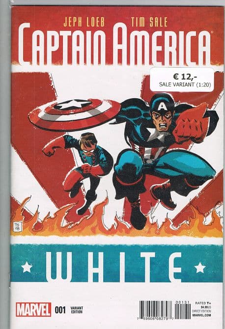 Cover Art for CAPTAIN AMERICA WHITE