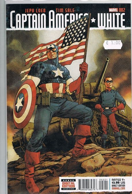 Cover Art for CAPTAIN AMERICA WHITE