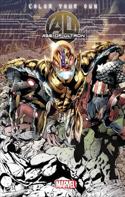 Cover Art for AGE OF ULTRON COLORING BOOK TP