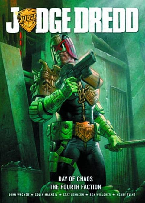 Cover Art for US JUDGE DREDD DAY OF CHAOS FOURTH FACTION TP