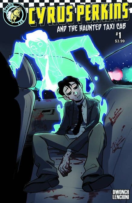 Cover Art for CYRUS PERKINS AND THE HAUNTED TAXI CAB