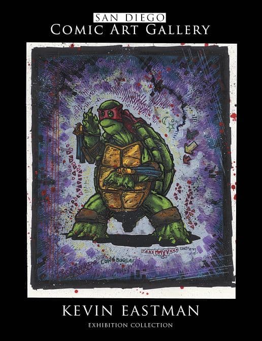 Cover Art for SDCC ( SAN DIEGO COMIC ART ) ART GALLERY KEVIN EASTMAN COLL TP