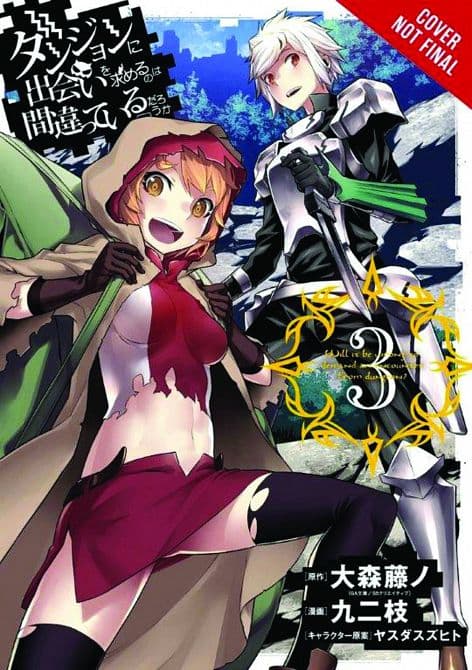 Cover Art for IS IT WRONG TRY PICK UP GIRLS IN DUNGEON GN VOL 03
