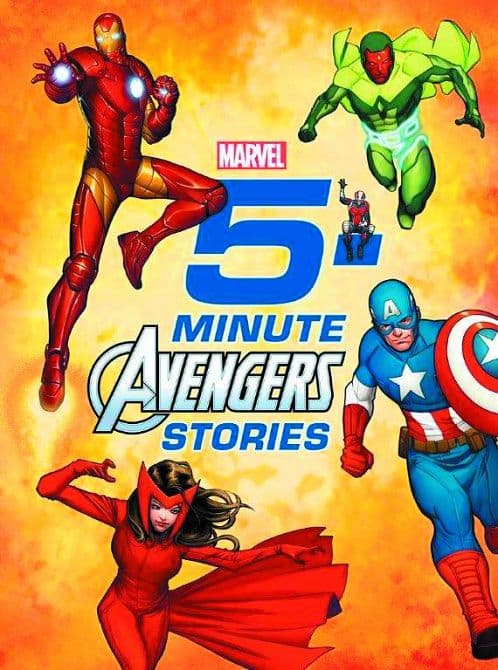 Cover Art for 5 MINUTE AVENGERS STORIES HC