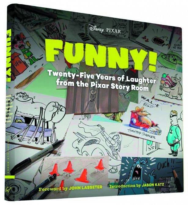 Cover Art for FUNNY TWENTY-FIVE YEARS IN THE PIXAR STORY ROOM HC