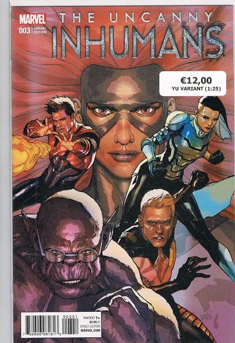 Cover Art for UNCANNY INHUMANS