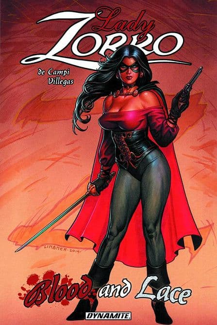 Cover Art for LADY ZORRO BLOOD & LACE TP