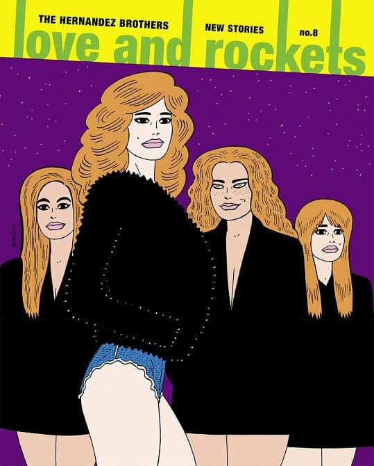 Cover Art for LOVE AND ROCKETS NEW STORIES TP VOL 08