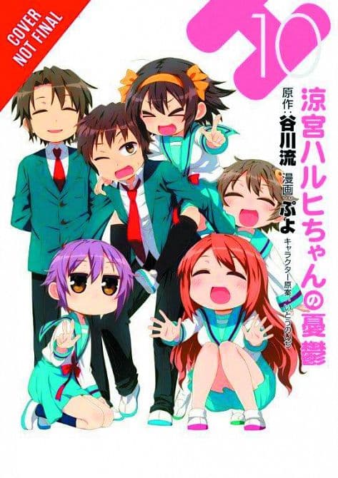 Cover Art for MELANCHOLY OF SUZUMIYA HARUHI CHAN GN VOL 10