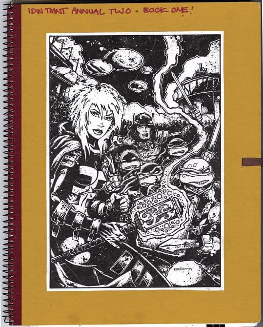Cover Art for TMNT KEVIN EASTMAN NOTEBOOK SERIES HC 2014 ANNUAL