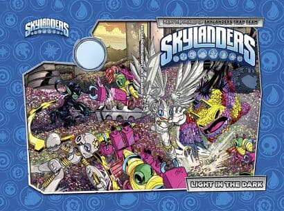 Cover Art for SKYLANDERS LIGHT IN THE DARK HC