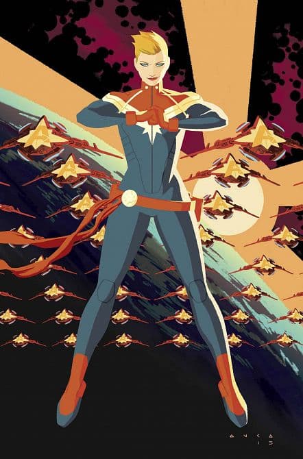 Cover Art for CAPTAIN MARVEL ( 2016-2018 )