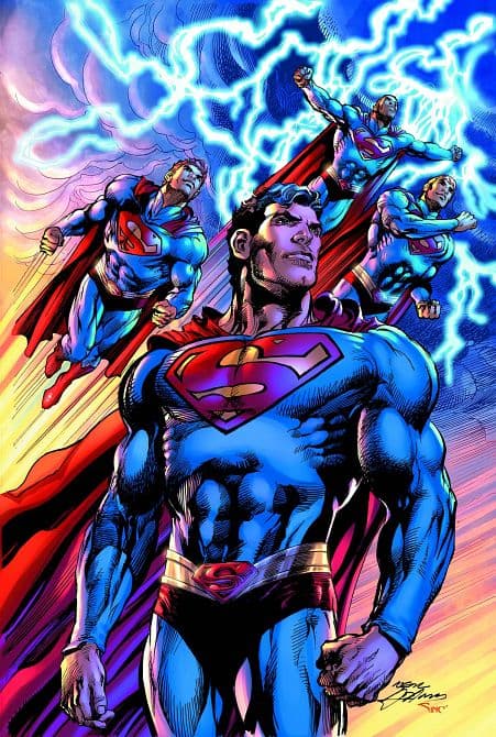 Cover Art for SUPERMAN THE COMING OF THE SUPERMEN