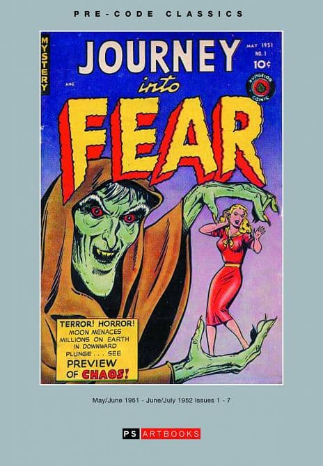 Cover Art for PRE CODE CLASSIC JOURNEY INTO FEAR HC VOL 01