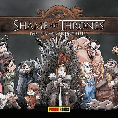Cover Art for SHAME OF THRONES: DAS LEID VON EIS UND FEUER