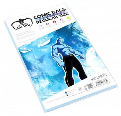 COMIC HÜLLEN REGULAR SIZE RESEALABLE WIEDERVERSCHLIESSBAR ( ULTIMATE GUARD COMIC BAGS )