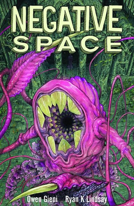 Cover Art for NEGATIVE SPACE TP