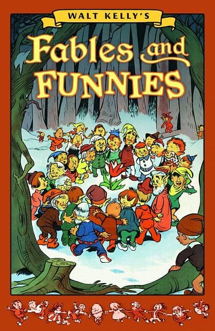 Cover Art for WALT KELLYS FABLES AND FUNNIES HC