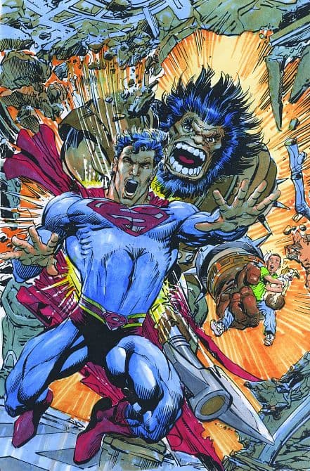 Cover Art for SUPERMAN THE COMING OF THE SUPERMEN