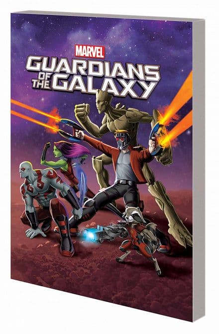 Cover Art for MARVEL UNIVERSE GUARDIANS OF GALAXY TP DIGEST VOL 01