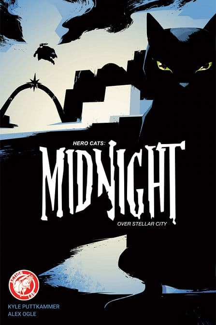 Cover Art for HERO CATS MIDNIGHT OVER STELLAR CITY TP