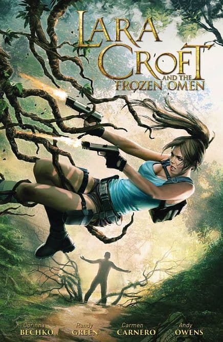 Cover Art for LARA CROFT AND THE FROZEN OMEN TP