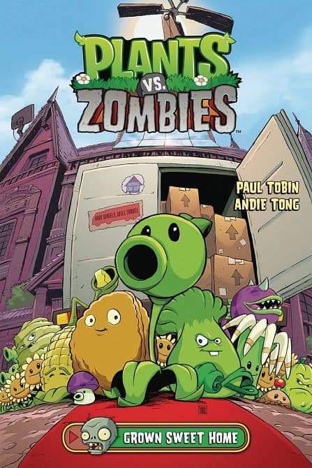 Cover Art for PLANTS VS ZOMBIES GROWN SWEET HOME HC