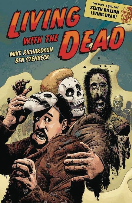 Cover Art for LIVING WITH THE DEAD A ZOMBIE BROMANCE TP