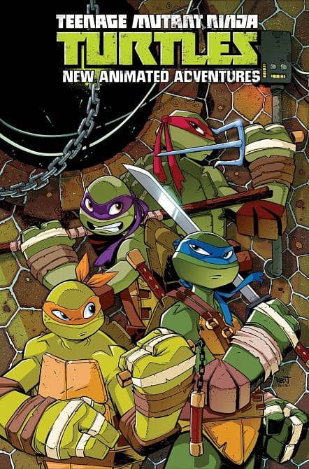 Cover Art for TMNT NEW ANIMATED ADV OMNIBUS TP VOL 01