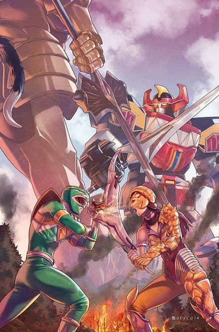Cover Art for MIGHTY MORPHIN POWER RANGERS