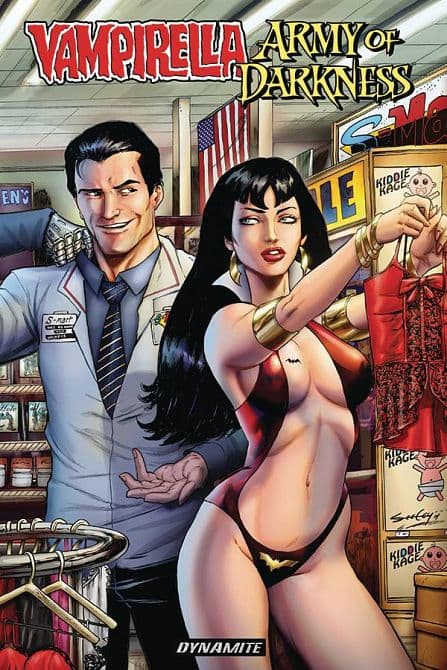 Cover Art for VAMPIRELLA ARMY OF DARKNESS TP