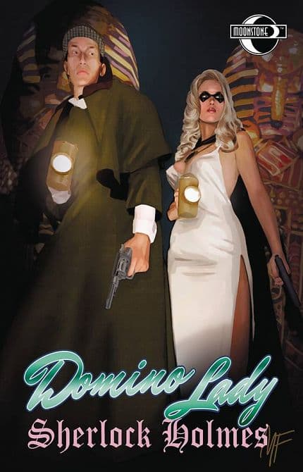 Cover Art for SHERLOCK HOLMES DOMINO LADY TP