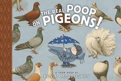 Cover Art for REAL POOP ON PIGEONS HC