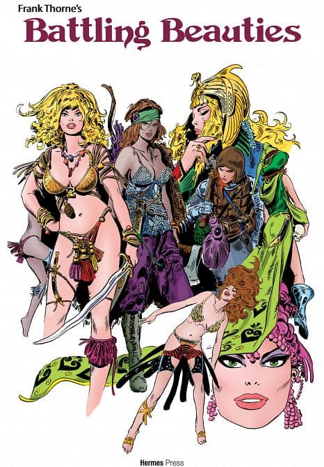 BATTLING BEAUTIES ART OF FRANK THORNE HC