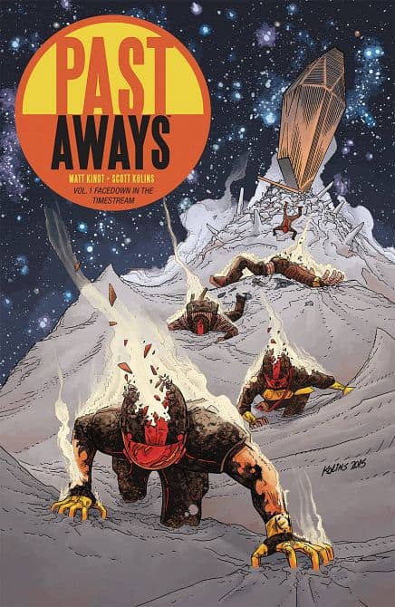 Cover Art for PAST AWAYS FACEDOWN IN THE TIMESTREAM TP