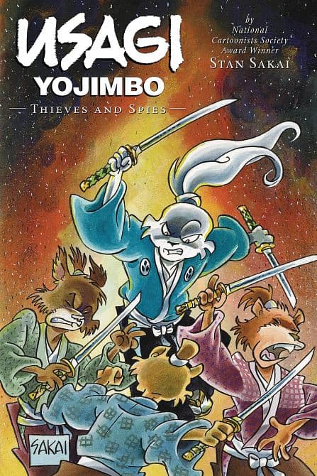 Cover Art for USAGI YOJIMBO LTD ED HC VOL 30 THIEVES AND SPIES