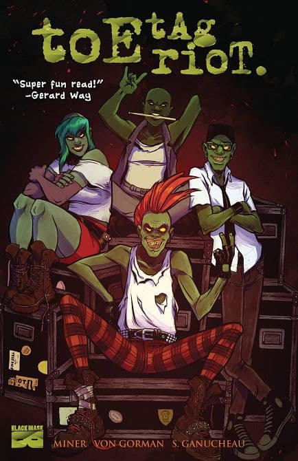 Cover Art for TOE TAG RIOT TP