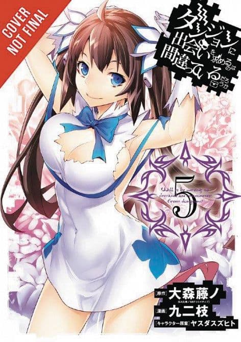 Cover Art for IS IT WRONG TRY PICK UP GIRLS IN DUNGEON GN VOL 05